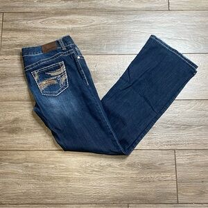 Maurices 7/8 Regular Embellished Boot Cut Jeans